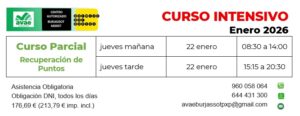 Curso Recuperacion Puntos Parcial 22 ENERO 2026
