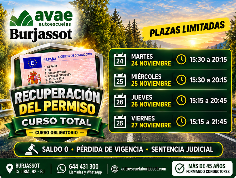 Curso Sensibilización y Reeducación Vial